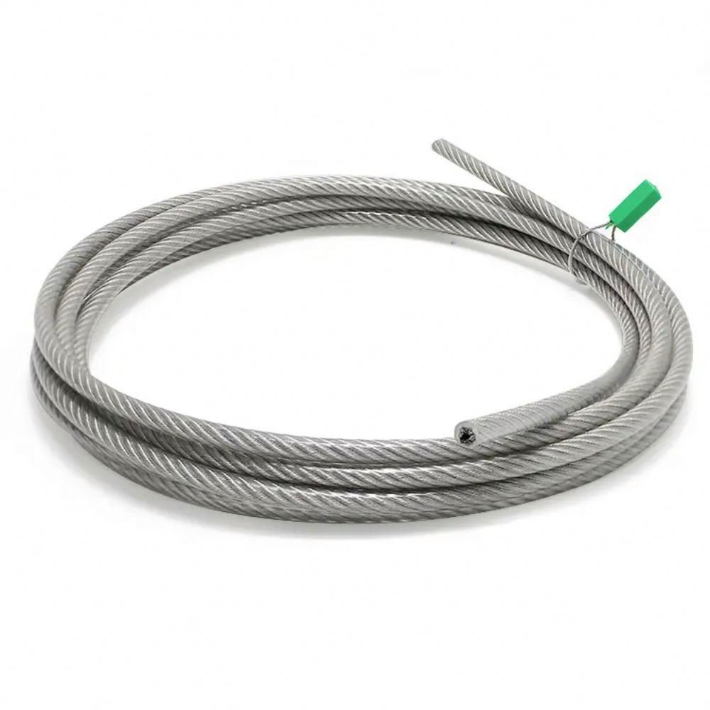 Black PVC Plastic Coated Stainless Steel 304 Wire Rope Cable 1.5-6MM Diameter After Coating Flexible Soft Steel Cable