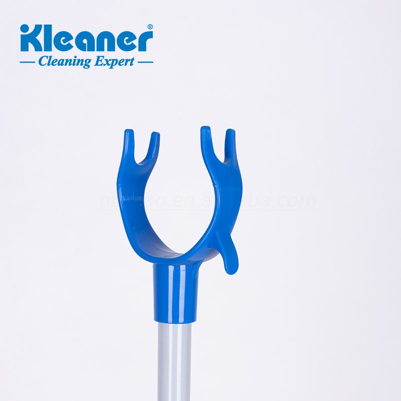 Kleaner Retractable Clothes Pole Telescoping Long Reach Sticks Adjustable Clothesline Pole with Hook Clothes Hanger Fork