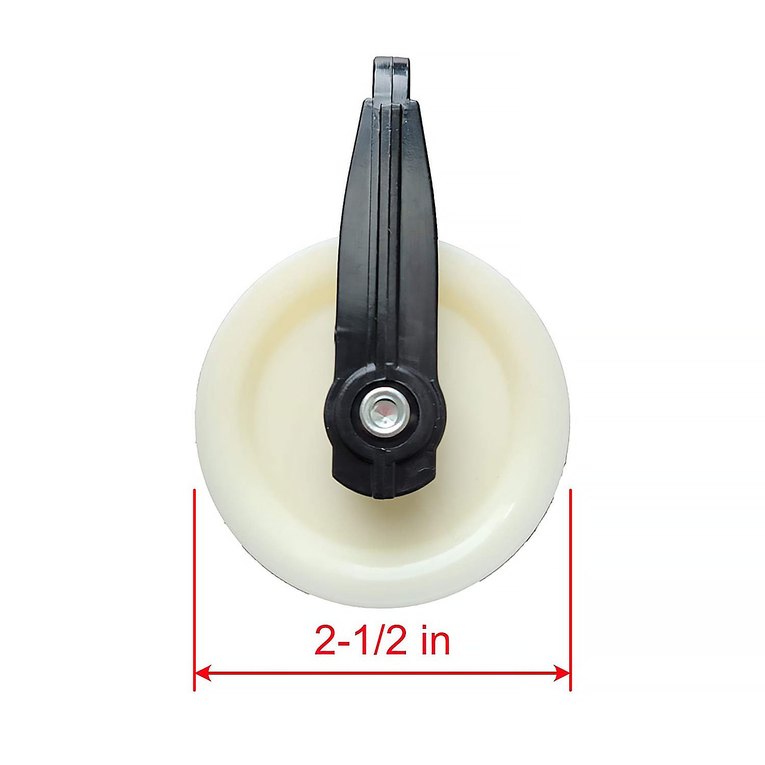 Nylon clothesline pulley large diameter nylon 2.5-inch clothing line puller rope wire rope pulley