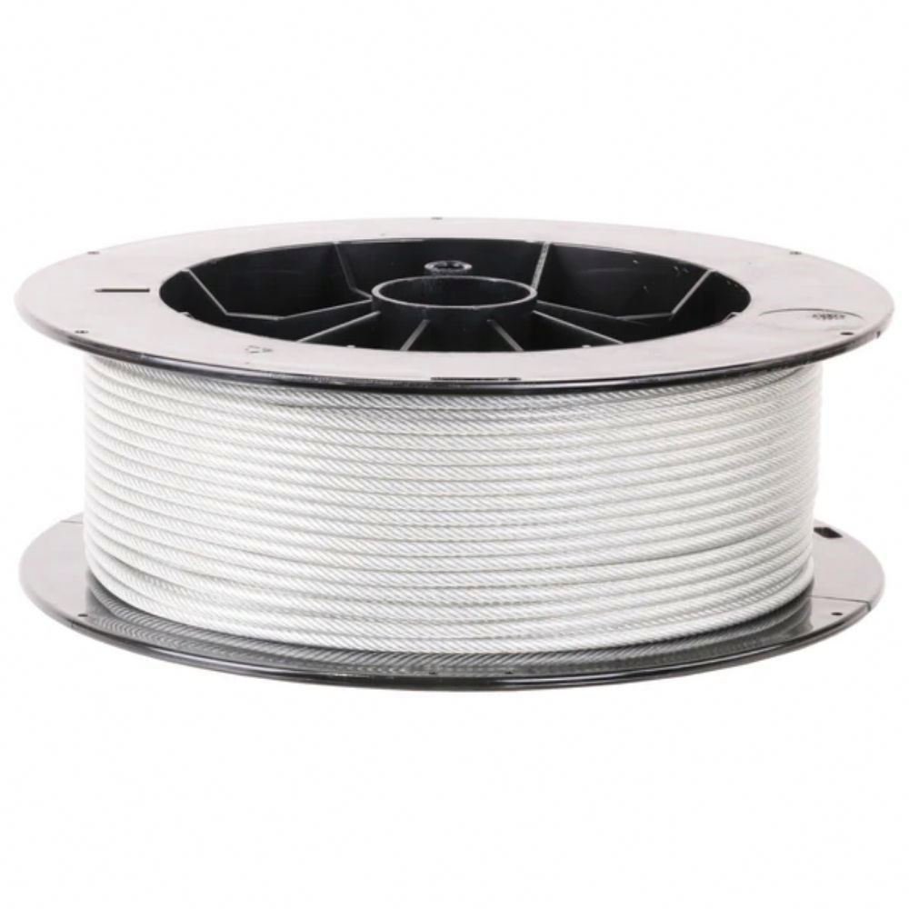 2.5mm Flexible Nylon Coated Stainless Steel Wire Rope To 3.5mm 5mm Black Nylon Coated Gym Cable Steel Wire Rope
