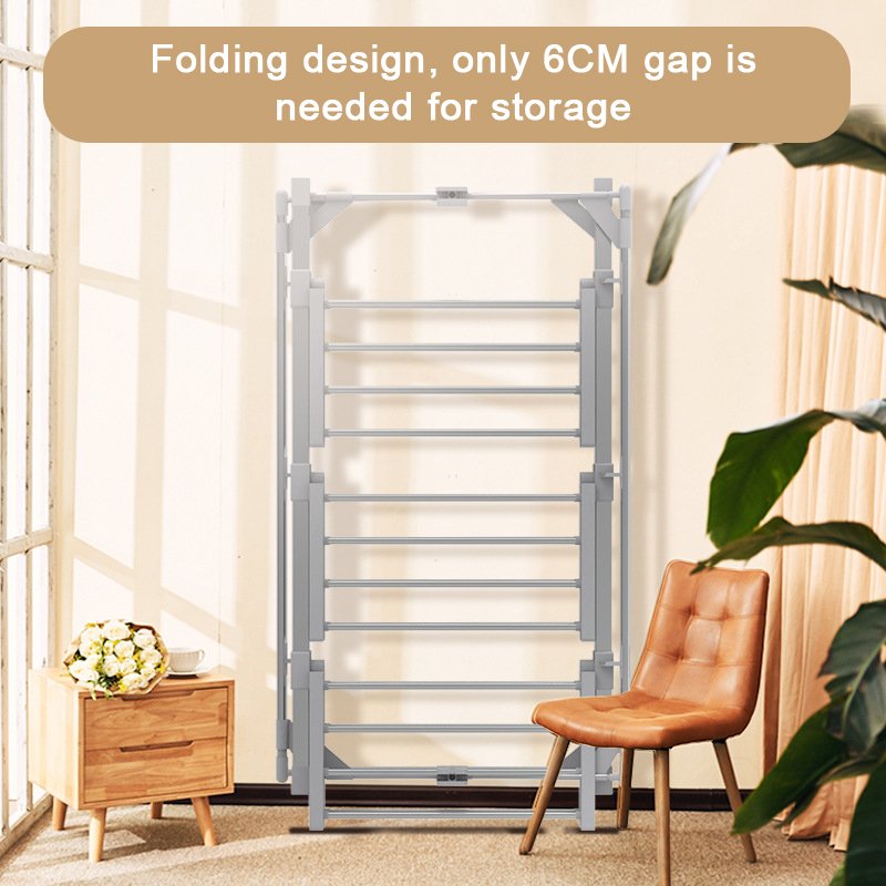 Supplier Hot Sale 3 Tiers Foldable Smart Clothes Drying Rack Electric Towel Hanger Racker