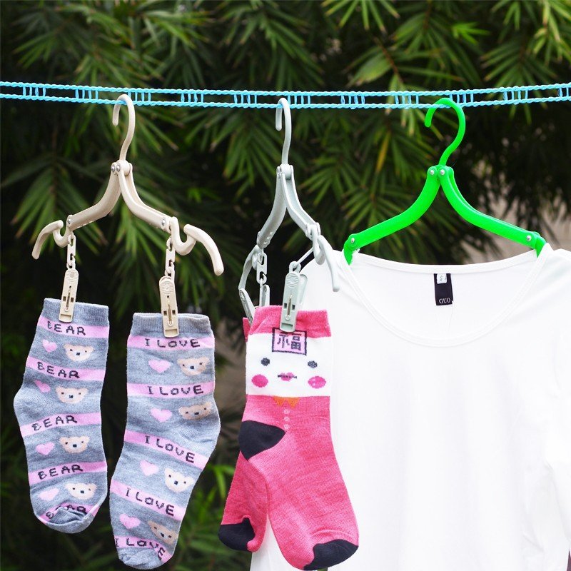 wholesale Clothesline Bold and portable Outdoor and indoor non-punching Windproof and non-slip Dry clothes rope