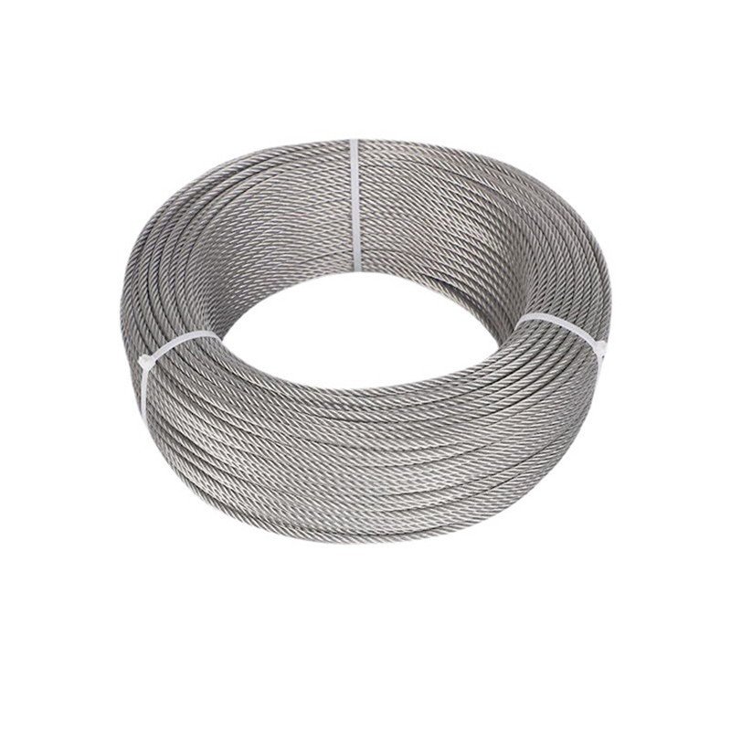 304 stainless steel wire rope plastic coated wire rope plastic coated rope 0.5/12mm factory direct sales
