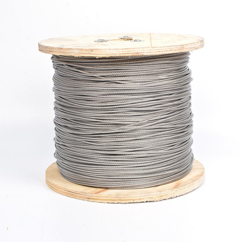 304 stainless steel wire rope plastic coated wire rope plastic coated rope 0.5/12mm factory direct sales