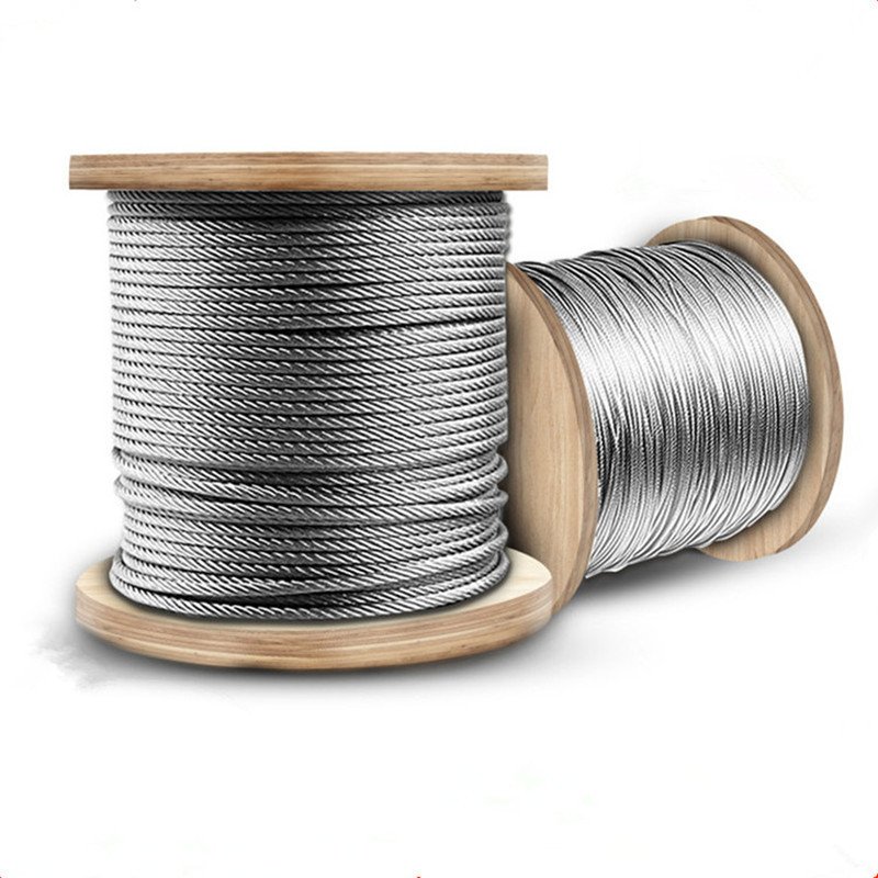 304 stainless steel wire rope plastic coated wire rope plastic coated rope 0.5/12mm factory direct sales