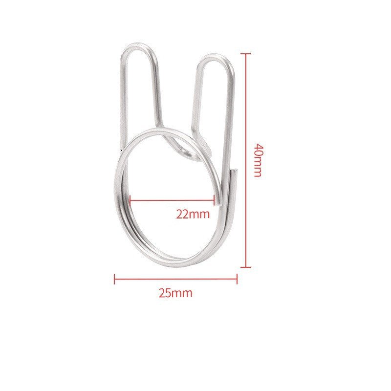 Clothesline Fixing Clip Outdoor Windproof Stainless Steel Torsion Spring