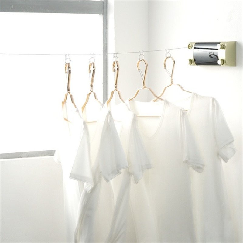 Clothesline Fixing Clip Outdoor Windproof Stainless Steel Torsion Spring