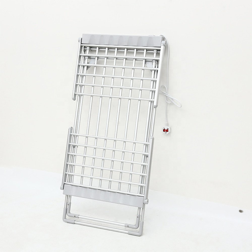 Foldable Stainless Steel Laundry Hanger Stand Heated Smart Electric Clothes Dryer Rack