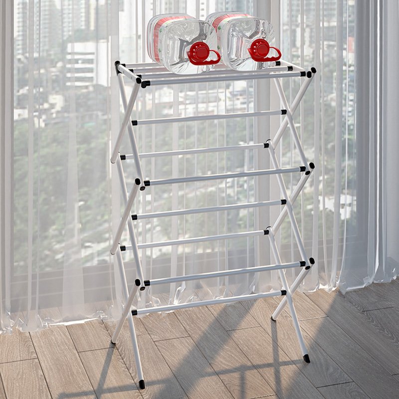 Jinsheng Stainless Steel Laundry Folding Clothes Drying Racks To Use In Balcony Or Laundry Room In-Stock