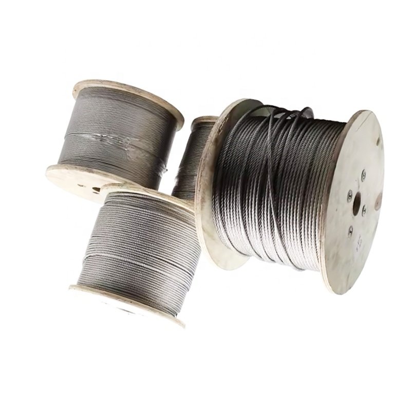 Hardware items hardware product 7*7 7*19 1*7 1*19 7*37 stainless steel wire rope