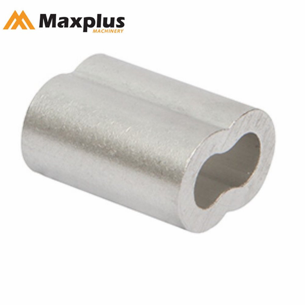 Factory Supply 8-figure double Hole Pressed Wire Rope Aluminum Oval Sleeve Ferrules