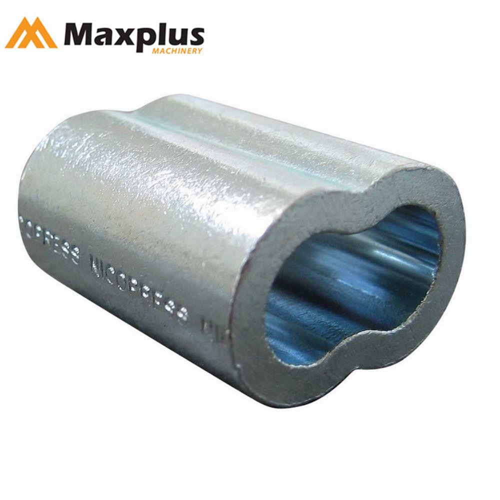 Factory Supply 8-figure double Hole Pressed Wire Rope Aluminum Oval Sleeve Ferrules