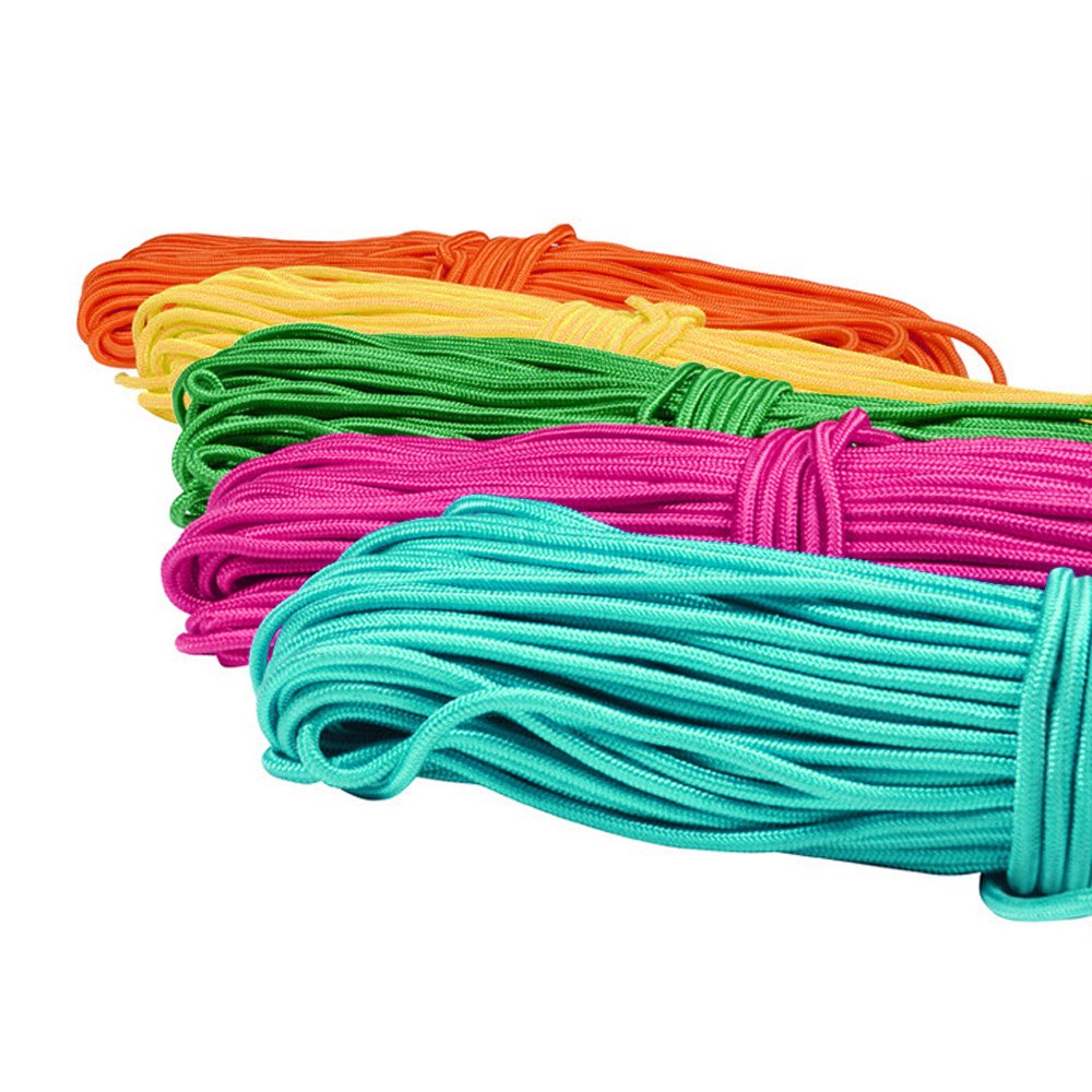 Color Custom Outdoor Binding Handle Clothesline Round Packing Tent Woven 10mm 6mm Braided Polyester PP Nylon Cord Leash Rope