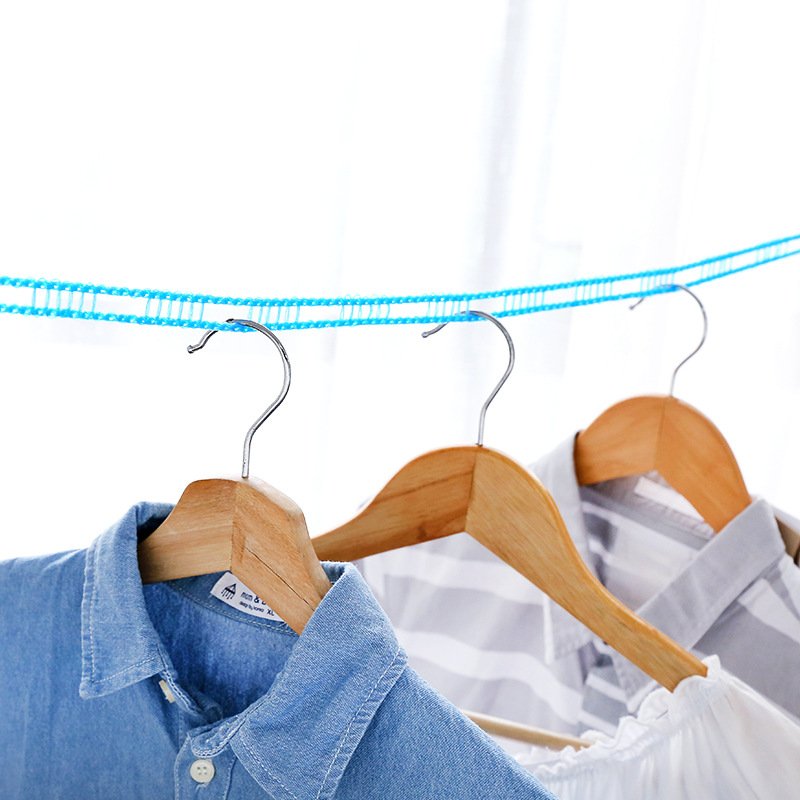 Hot Sale Windproof Clothes Lines Indoor Outdoor Drying Clothes Camping Ceiling Rack Portable Nylon Rope Clothesline Clotheslines