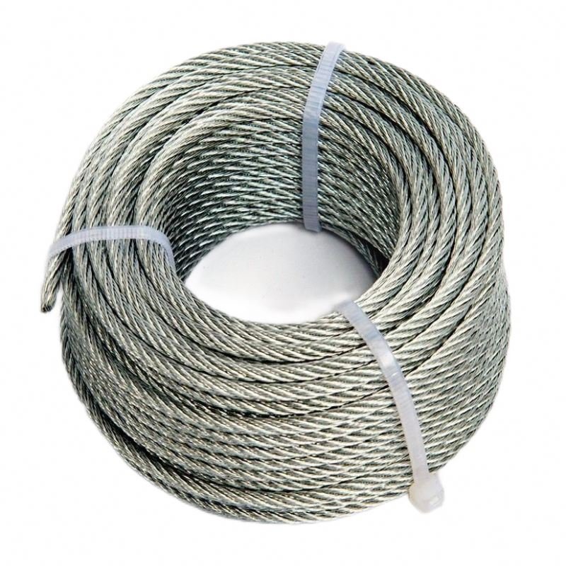 High Quality Anti-Twisting Braided Gripper Hanging Stainless Steel Wire Rope Applied To Aircraft Railing Cable
