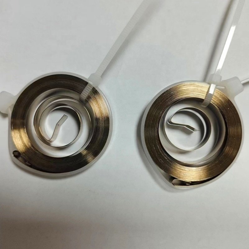 Customize OEM coil volute spiral spring flat coil springs and power spring for safety belt and Clotheslin for air-hose