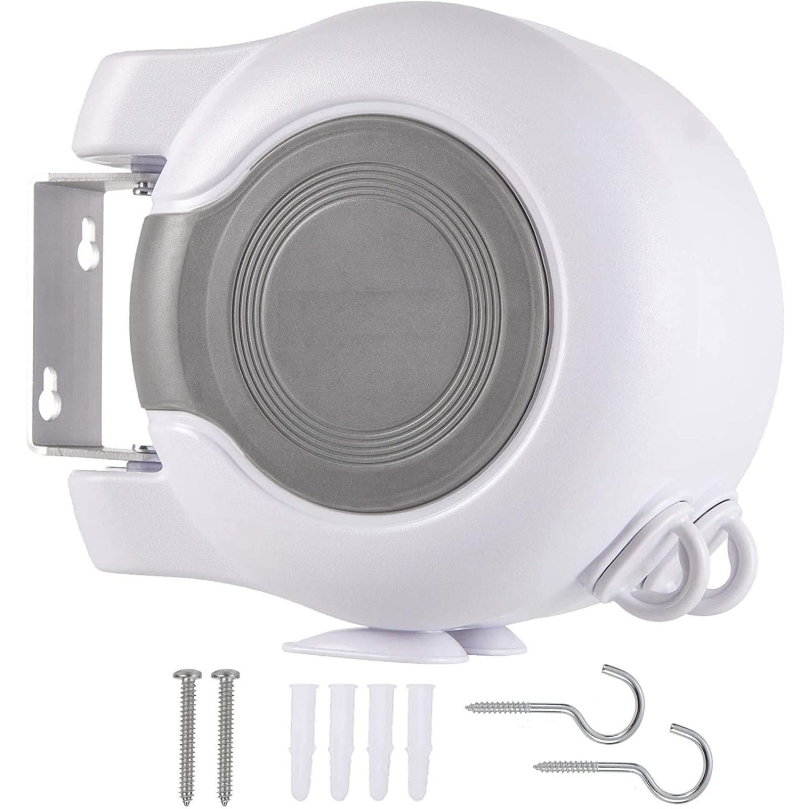 Retractable Extendable Pull-Out Wall-hung Heavy Duty Clothesline Rope For Indoor Outdoor Laundry Drying Clothes Line