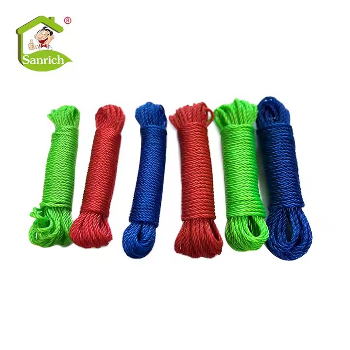 Travel polypropylene Clothesline Cord Adjustable Camping Clothes line for outdoor travel retractable