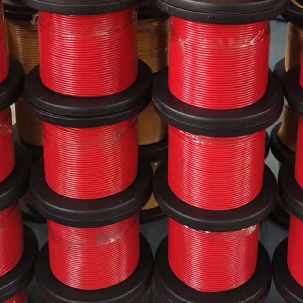 1/8"-3/16" Wire Rope 7x7 / 7x19 Vinyl Coated Aircraft Cables Galvanized Steel Cable Rope PVC Coated Steel Wire Cable