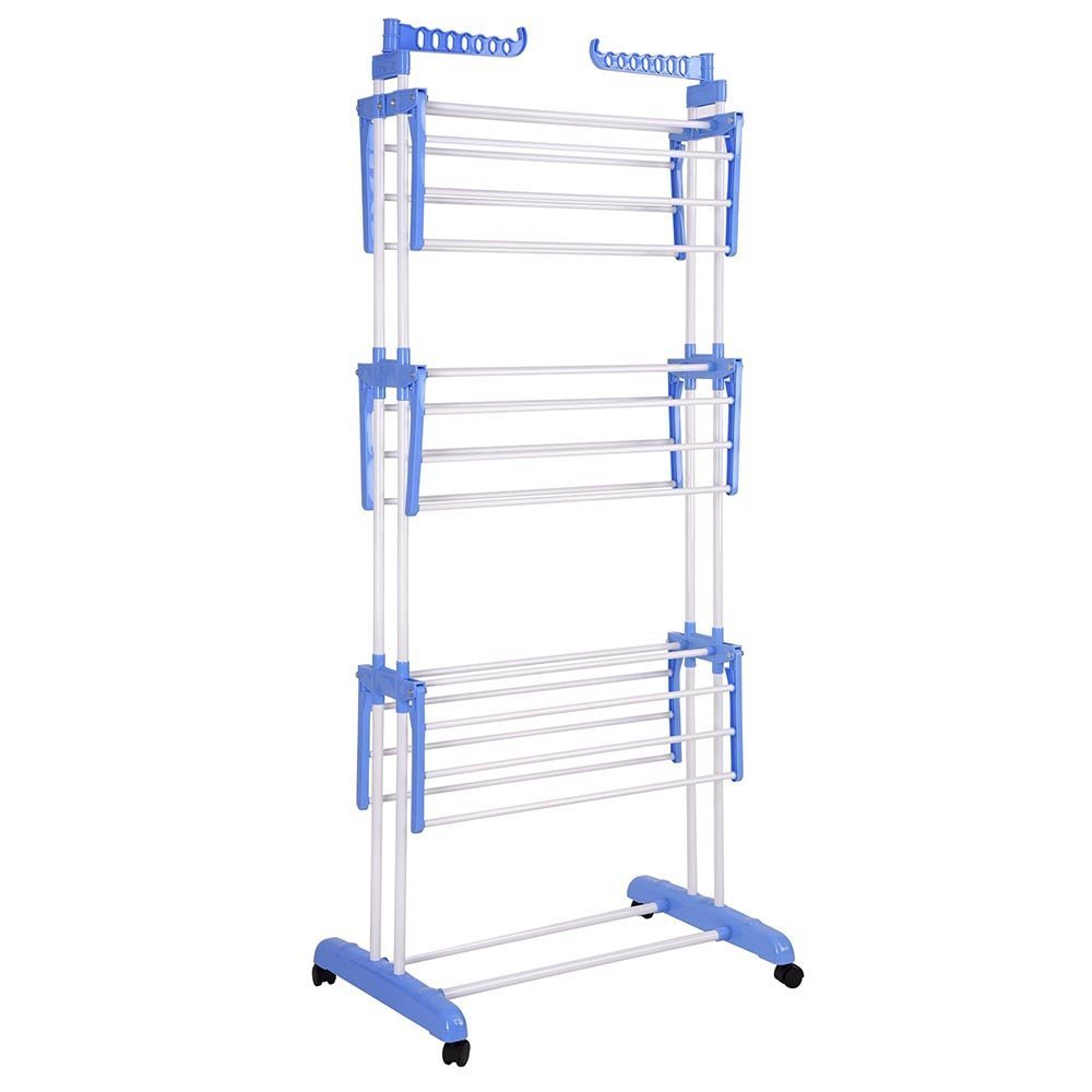 Foldable 3 Layers Clotheslines Drying Rack Laundry Clothes Hanger