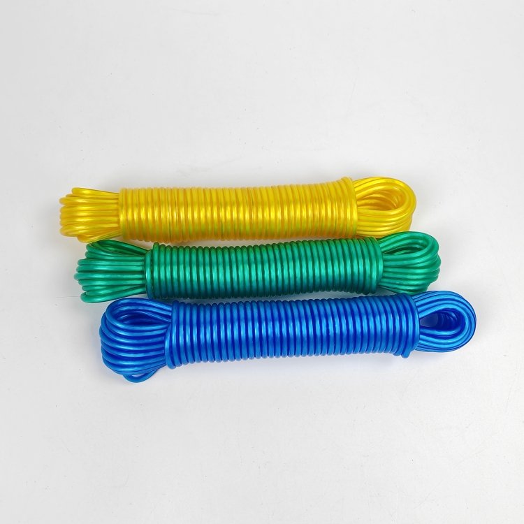 PVC Wash Line PVC Coated Wire Clothesline Rope