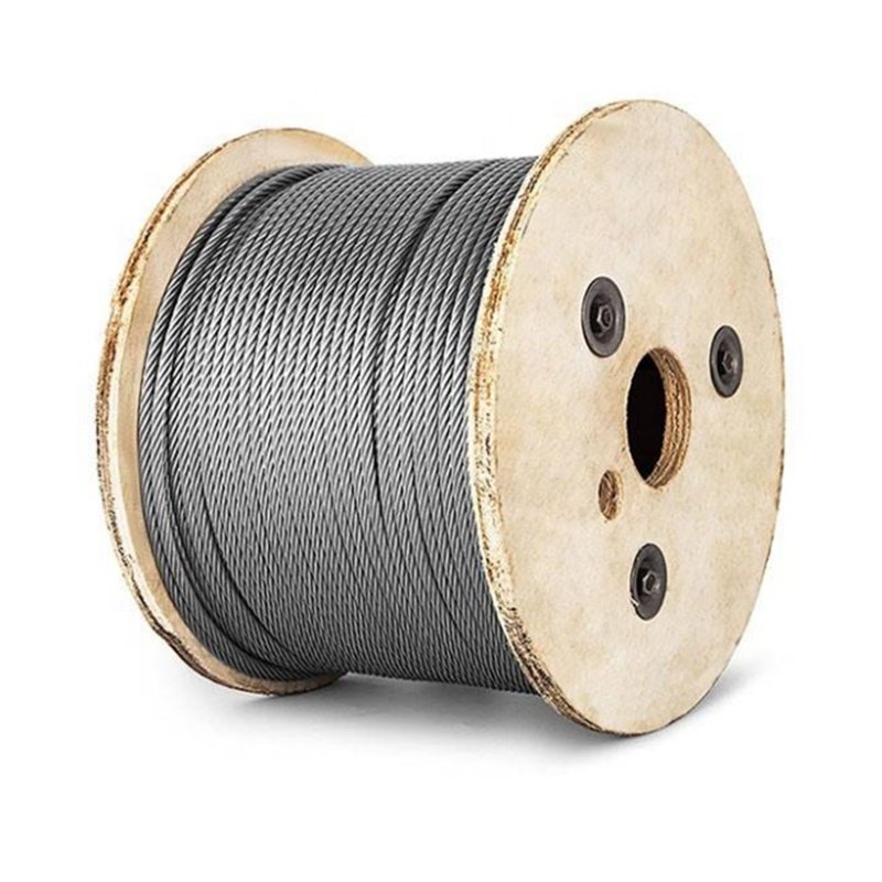 Galvanized wire rope price hardware product rope wire high strength 10mm coated to 12mm