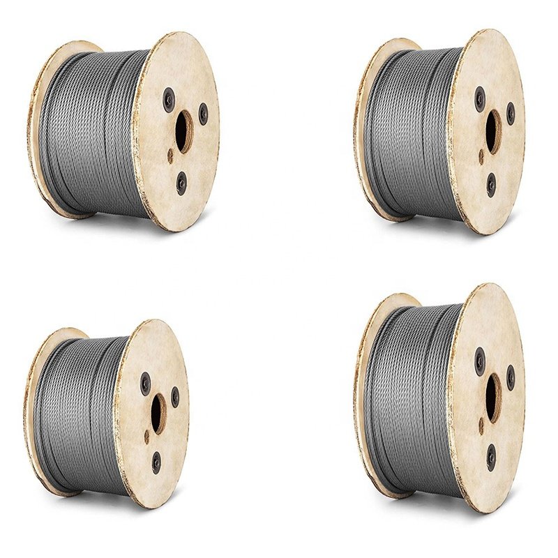 Galvanized wire rope price hardware product rope wire high strength 10mm coated to 12mm