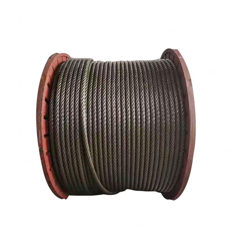 Wire rope 1/4 6X19FC steel wire rope galvanized wire rope