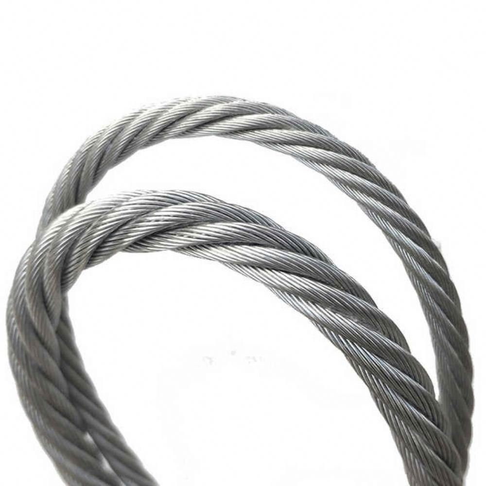 Wire rope 1/4 6X19FC steel wire rope galvanized wire rope