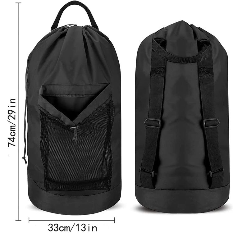 Wholesale Portable Drawstring Peg Bag Laundry Clothes Peg Bag Dust-Proof Hanging Clothesline Peg Laundry Bag