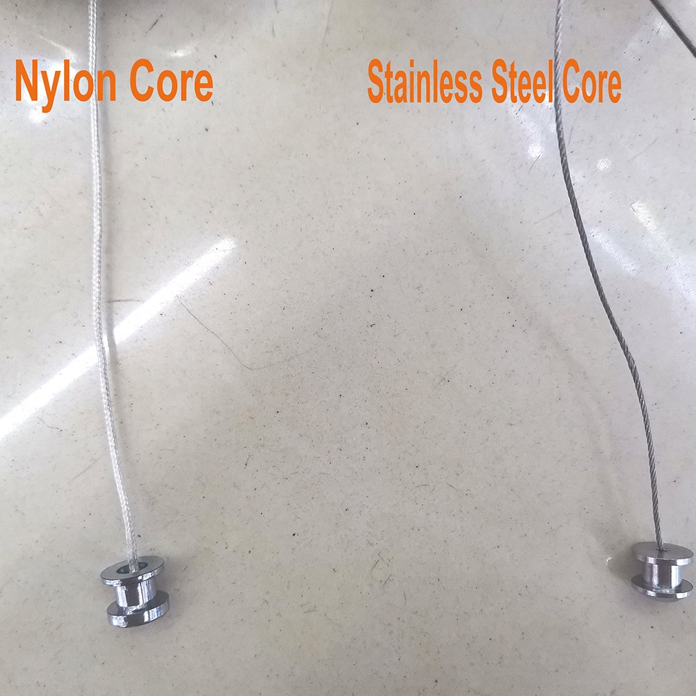 Retractable Clothesline Clothing Line Dryer Adjustable Nylon Core for Hanging Drying Shower Room Bathroom Laundry Hotel Outdoor