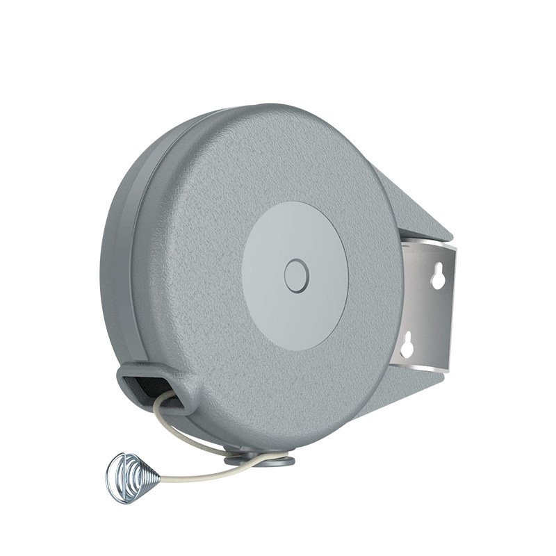 Retractable plastic single line clothesline outdoor indoor rack thickened 12,15m wholesale PVC stretchable clothesline pole