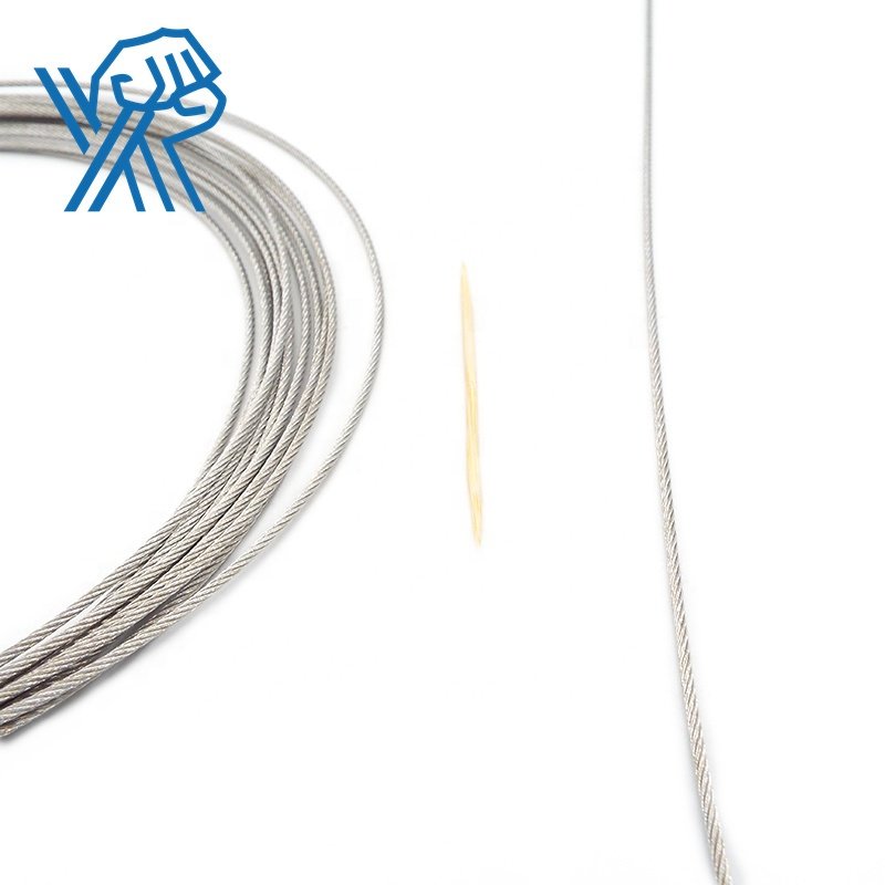 Dependable 304 1.5mm 7*19 stainless steel wire rope Clothesline carbon steel wire for Drying rack