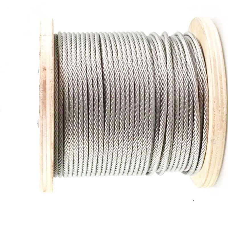Manufacture rope wire 10mm steel cable rope 6*12+7FC galvanized steel wire rope price