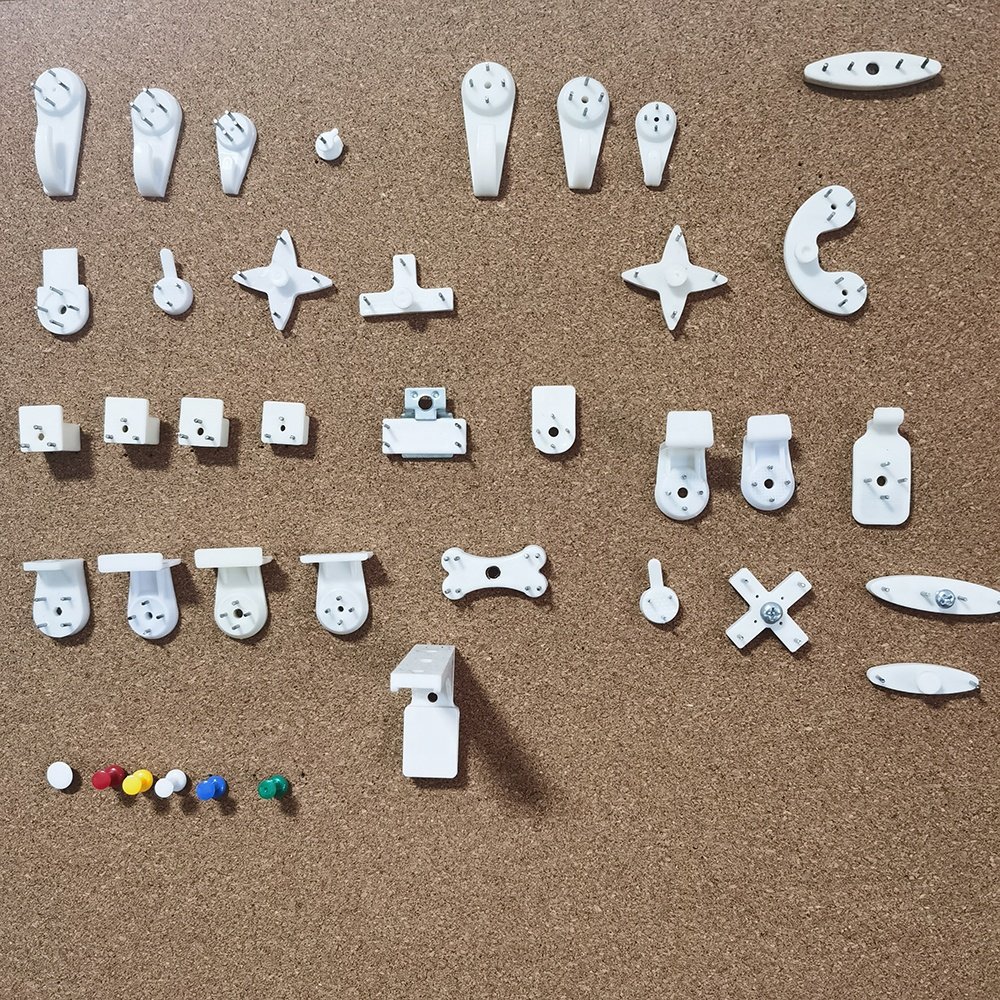 Non-Trace Hanging Picture Hooks for Art Painting Frame Wall Rails Hanger Bathroom Coat Hook Traceless Design