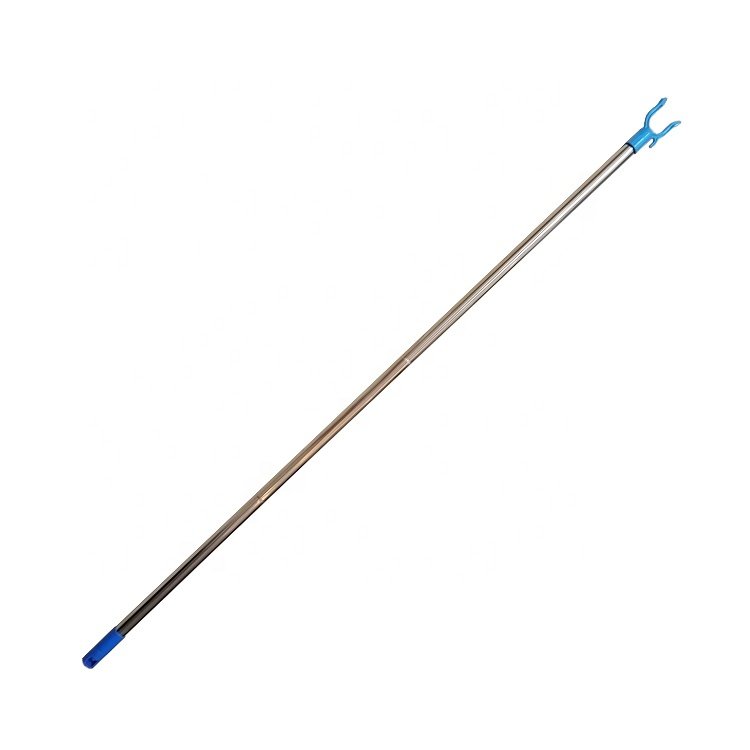 Wholesale Adjustable Stainless Steel Telescoping Clothes Drying Reach Stick Retractable Clothesline Pole For Balcony Use