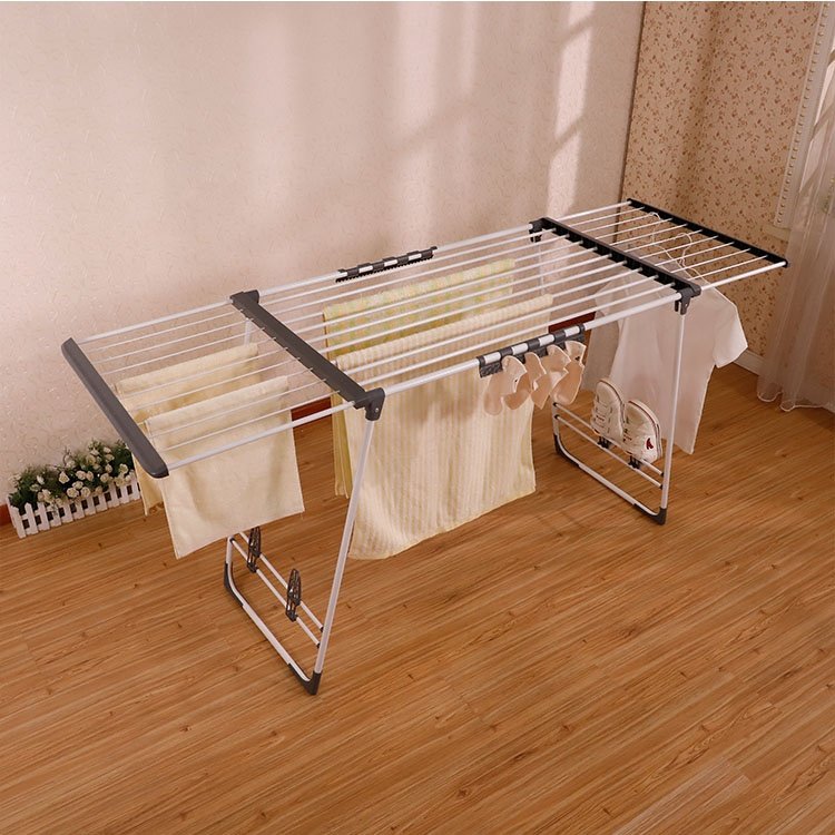 22M Multi-Function Clothes Drying Racks Extendable Fold Space-Saving Airer Dryer Racks Indoor and Outdoor Clothes Rack