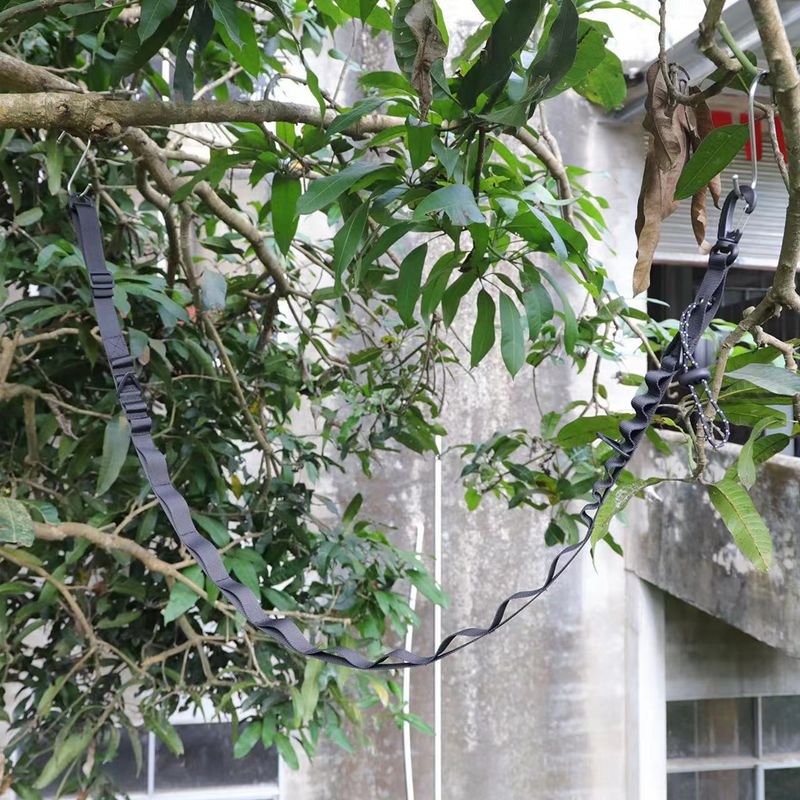 Outdoor Multifunctional Lanyard Clothesline Arbitrarily Adjustable Storage Belt 24-Hole Canopy Hanging Rope Buckle Storage Rope
