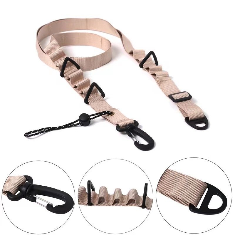 Outdoor Multifunctional Lanyard Clothesline Arbitrarily Adjustable Storage Belt 24-Hole Canopy Hanging Rope Buckle Storage Rope