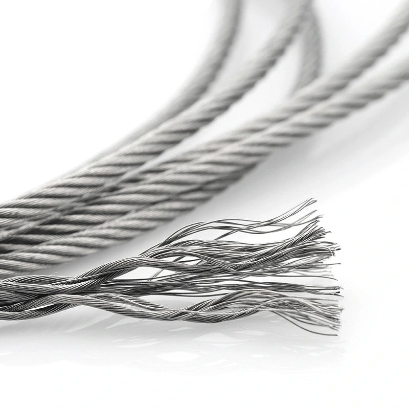 Transparent Clothesline Diameter 1mm 1.2mm 1.5mm 2mm 3mm PVC Coated Flexible Steel Wire Rope Soft Cable