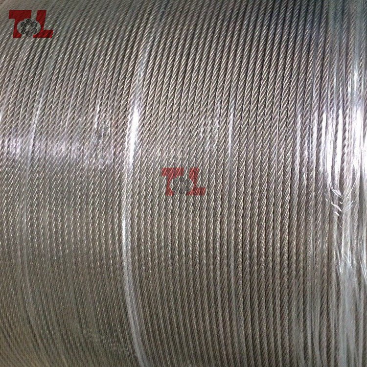 High corrosion resistance aisi 304 SS 1.5mm stainless steel wire rope for clothesline