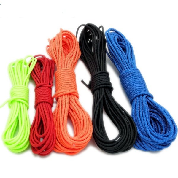 Manufacturers wholesale double woven African drum line outdoor DIY clothesline high density parachute line