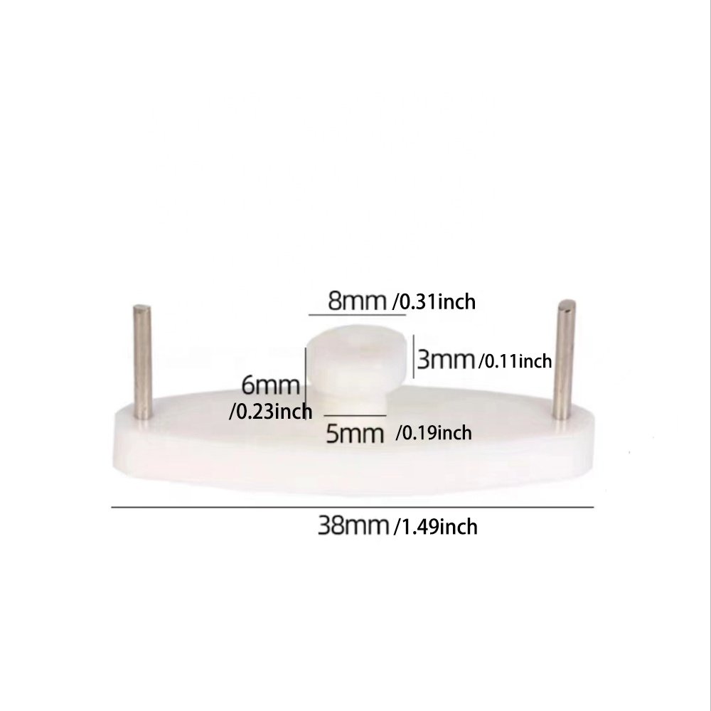 White Plastic Traceless Hanger with Non-Trace Hook for Hardwood and Solid Walls Plain Finish