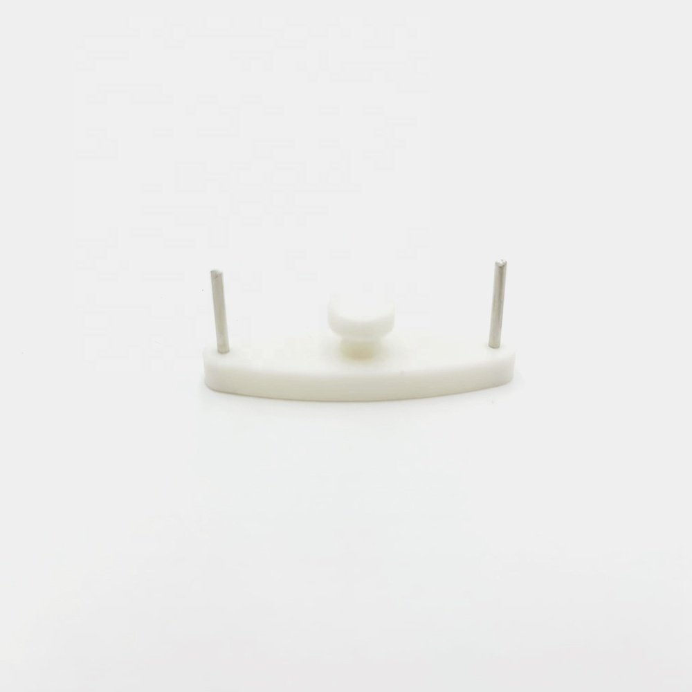 White Plastic Traceless Hanger with Non-Trace Hook for Hardwood and Solid Walls Plain Finish