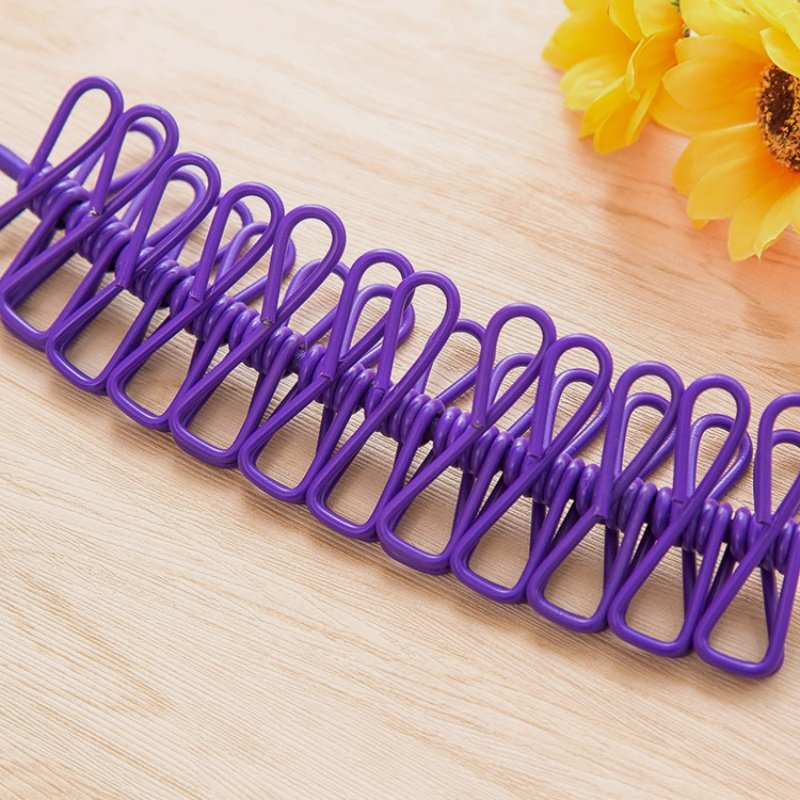 Wholesale Clothesline with clip for indoor and outdoor travel without punching, windproof, non-slip, quilt hanging artifact