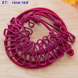 E7: rose red