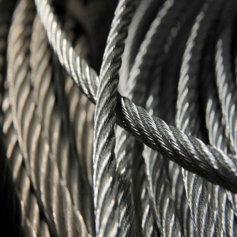 7X7 1mm Stainless Steel Wire Rope with Weight 4kg Per 1000m