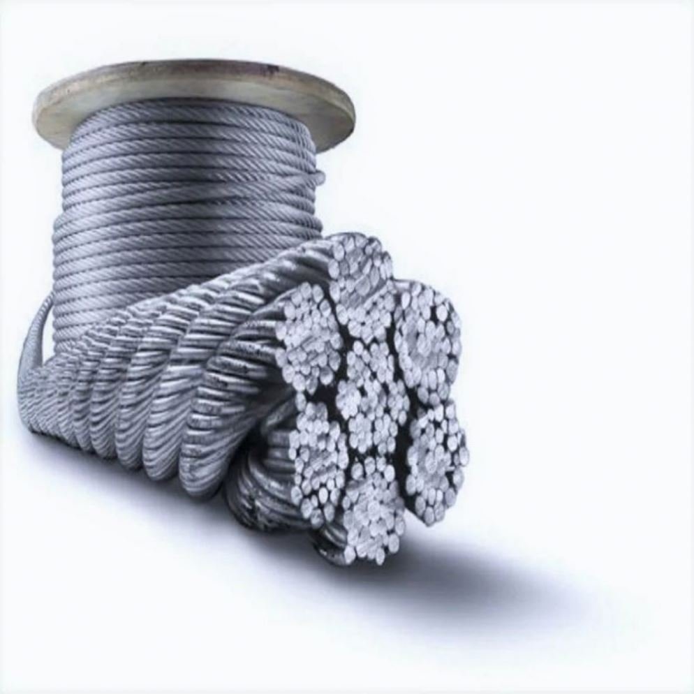 7X7 1mm Stainless Steel Wire Rope with Weight 4kg Per 1000m