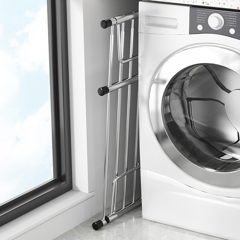 Portable Retractable Stainless Steel Clothesline Telescopic Indoor Outdoor Laundry Hanger Clothes Dryer