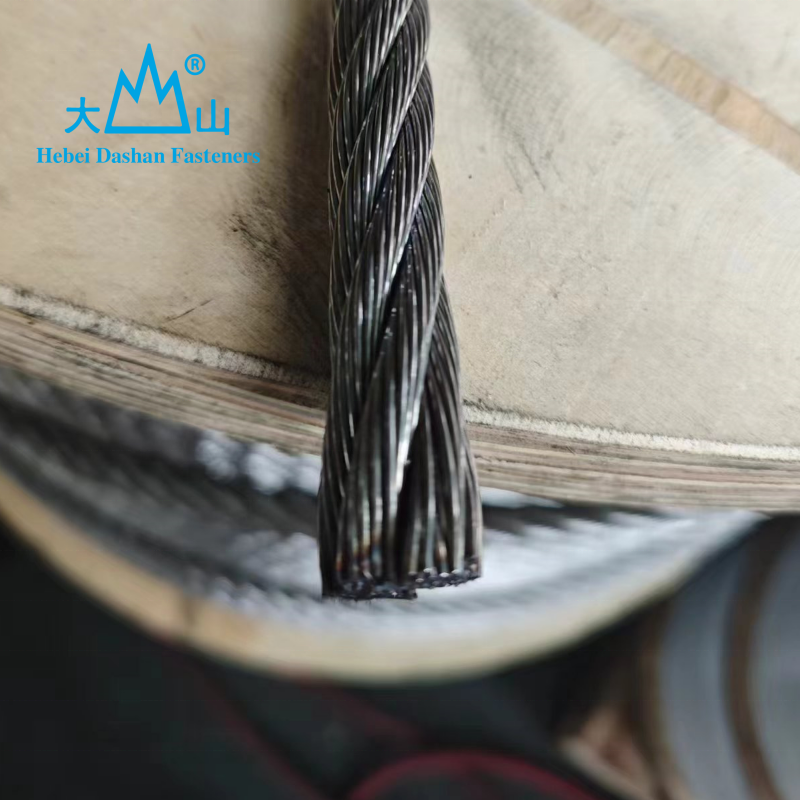 Factory Supplier Wear-resistant Clothesline Wire Rope Safety Fence galvanized wire rope